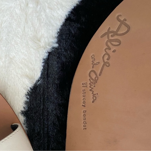 💯% Authentic Alice + Olivia Hazel Flat StaceFace Slide Sandals - Picture 4 of 4